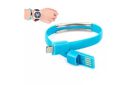 Дата-кабель Value USB 2.0 - Apple Lightning 0.2 м Синий (S0602) - Фото