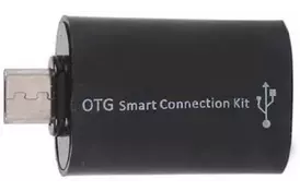 Переходник Value OTG USB AF - MicroUSB AM Black (S0667) - Фото