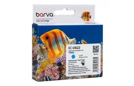 Картридж Barva Epson T0812/T0822 XL (C13T11124A10/C13T11224A10) 900ст, cyan (IC-0822) - Фото