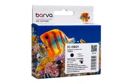 Картридж Barva Epson T0801 (C13T08014010/C13T08014011) 340ст, black (IC-0801) - Фото