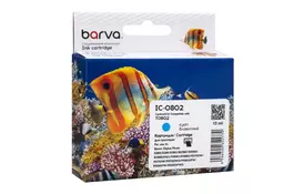 Картридж Barva Epson T0802 (C13T08024010/C13T08024011) 935 в, cyan (IC-0802) - Фото