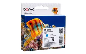 Картридж Barva Epson T1292 (C13T12924011/C13T12924012) 500ст, cyan (IC-1292) - Фото