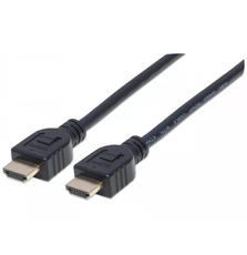 Кабель мультимедийный Manhattan HDMI 1.8m Black (353939)