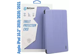 Чохол до планшета BeCover Tri Fold Soft TPU Silicone Apple iPad 10.2 2019/2020/2021 Purple (708517) - Фото