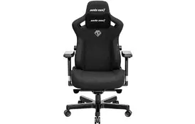 Крісло ігрове Anda Seat Kaiser 3 Fabric Size L Black (AD12YDC-L-01-B-CF) - Фото