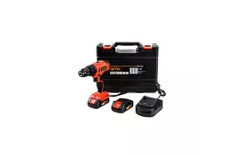 Шуруповерт GTM DSI18/60BL з ударом, 18V, 60Нм, 2x2Ah (DSI18/60BL) - Фото