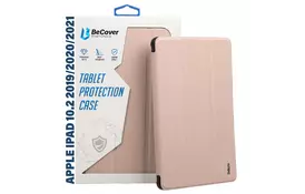 Чохол до планшета BeCover Tri Fold Hard Apple iPad 10.2 2019/2020/2021 Pink (711127) - Фото