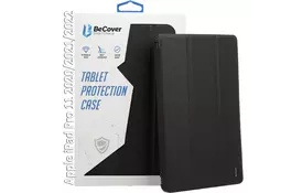 Чехол для планшета BeCover Tri Fold Hard Apple iPad Pro 11 2020/2021/2022 Black (709666) (709666) - Фото