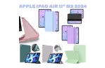 Чехол для планшета BeCover Tri Fold Soft TPU Silicone Apple iPad Air 11'' M2 2024 Purple (711411)