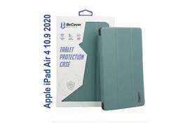 Чехол для планшета BeCover Tri Fold Soft TPU Silicone Apple iPad Air 4 10.9 2020/2021 Dark Green (706870) (706870) - Фото