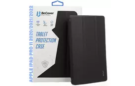 Чохол до планшета BeCover Tri Fold Hard TPU Apple iPad Pro 11 2020/2021/2022 Black (711109) - Фото
