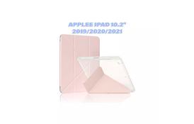 Чехол для планшета BeCover Ultra Slim Origami Transparent Apple Pencil Apple iPad 10.2 2019/2020/2021 Pink - Фото