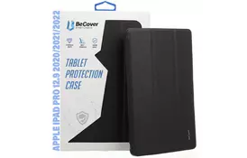 Чехол для планшета BeCover Tri Fold Hard TPU Apple iPad Pro 12.9 2020/2021/2022 Black (711115) - Фото