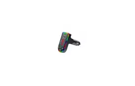 FM модулятор Havit HV-FM813BT 2USB+USB-C RGB Black (HV-FM813BT Black) - Фото