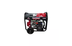 Генератор Vulkan SCD8000 дизель 1ф 6,5kW ел.старт, 18л, колеса (SCD8000) - Фото