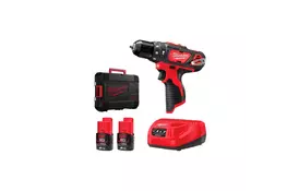 Шуруповерт Milwaukee M12 BPD-202C, 2x2Ah, кейс (4933441940) - Фото