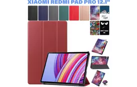 Чехол для планшета BeCover Smart Case Xiaomi Redmi Pad Pro 12.1'' Red Wine (711304) - Фото