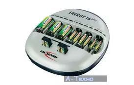 Зарядний пристрій для акумуляторів Ansmann Energy 16 plus (1001-0004) - Фото