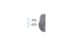 Мышка OfficePro M230G Silent Click Wireless/Bluetooth Gray (M230G)