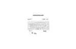 Клавиатура OfficePro SK955W Wireless/Bluetooth White (SK955W)