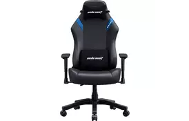 Крісло ігрове Anda Seat Luna Size L Black/Blue (AD18-44-BS-PV) - Фото