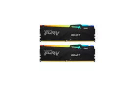 Модуль памяти для компьютера DDR5 16GB (2x8GB) 6000 MHz Beast RGB XMP Kingston Fury (ex.HyperX) (KF560C30BBAK2-16) - Фото