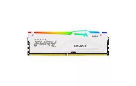 Модуль памяти для компьютера DDR5 16GB 6000 MHz Beast White RGB Kingston Fury (ex.HyperX) (KF560C30BWEA-16) - Фото