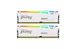 Модуль памяти для компьютера DDR5 32GB (2x16GB) 6400 MHz Beast White RGB EXPO Kingston Fury (ex.HyperX) (KF564C32BWEAK2-32)