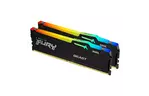 Модуль памяти для компьютера DDR5 64GB (2x32GB) 6400 MHz Beast RGB EXPO Kingston Fury (ex. HyperX) (KF564C32BBEAK2-64)