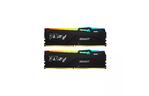 Модуль памяти для компьютера DDR5 64GB (2x32GB) 6400 MHz Beast RGB EXPO Kingston Fury (ex. HyperX) (KF564C32BBEAK2-64)