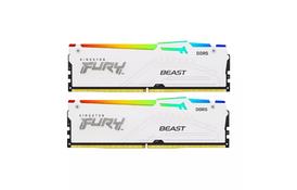 Модуль памяти для компьютера DDR5 64GB (2x32GB) 6400 MHz Beast White RGB XMP Kingston Fury (ex.HyperX) (KF564C32BWAK2-64) - Фото