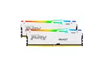 Модуль памяти для компьютера DDR5 32GB (2x16GB) 6800 MHz Beast White RGB XMP Kingston Fury (ex.HyperX) (KF568C34BWAK2-32)