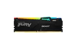 Модуль памяти для компьютера DDR5 128GB (4x32GB) 5600 MHz Beast RGB XMP Kingston Fury (ex.HyperX) (KF556C40BBAK4-128)
