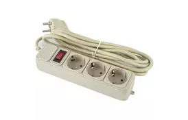 Сетевой фильтр питания Logan SFG3-3 3 м 3 розетки Grey - Фото