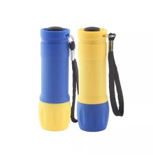 Фонарь Quantum Smile yellow+blue 3W COB 3xAAA 2шт/уп (QM-FL1045-PB)