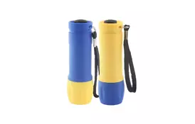 Фонарь Quantum Smile yellow+blue 3W COB 3xAAA 2шт/уп (QM-FL1045-PB) - Фото