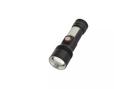Ліхтар Quantum Adept 10W LED zoom +COB з USB (QM-FL1031) - Фото