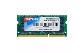 Модуль пам'яті для ноутбука SoDIMM DDR2 4GB 800 MHz Patriot (PSD24G8002S) - Фото