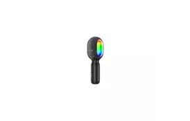 Мікрофон Promate VocalMic Bluetooth 2 x AUX LED Black (vocalmic.black) - Фото