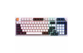 Клавіатура GamePro MK170W Hot-Swap Red Swich RGB USB UA White (MK170W) - Фото