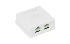 Розетка 2xRJ45 UTP 5e LogicPower (LP-114) - Фото