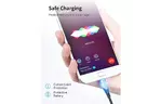 Дата кабеля USB 2.0 AM to Micro 5P 0.25m 3.0A (18W) PVC Gray Aluminum Alloy Vention (COAHC)