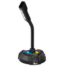 Микрофон HP DHP-1100C RGB backlit 3.5мм+USB Black (DHP-1100C)