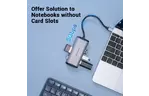 Концентратор Vention USB 3.1 Type-C to 3xUSB 3.0/TF/SD/PD 87W 6-in-1 (TGRHB)