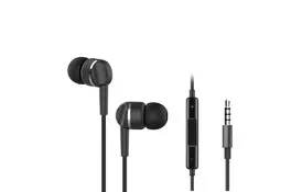 Навушники Ergo VM-701 3.5 мм Earphones Black (VM-701K) - Фото
