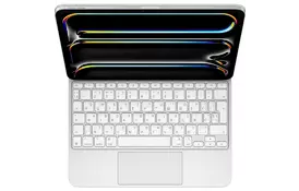 Чохол до планшета Apple Magic Keyboard for iPad Pro 11inch (M4) - Ukrainian - White,Model A2975 (MWR03UA/A) - Фото