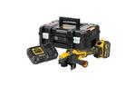Шлифовальная машина DeWALT 18В XR Li-lon FLEXVOLT, 6Ah, 125 мм, 9000 об/мин, вес 1.81 кг (DCG409T1)