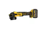Шлифовальная машина DeWALT 18В XR Li-lon FLEXVOLT, 6Ah, 125 мм, 9000 об/мин, вес 1.81 кг (DCG409T1)