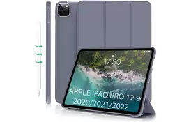 Чохол до планшета BeCover Tri Fold Soft TPU Silicone Apple iPad Pro 12.9 2020/2021/2022 Purple (711739) - Фото