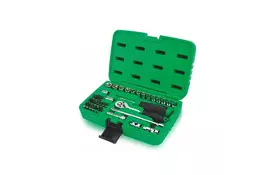 Набор инструментов Toptul торцевых и бит с трещоткой 1/4